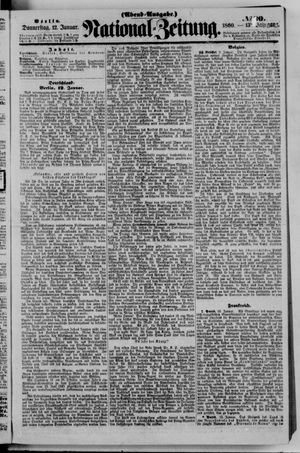 Nationalzeitung vom 12.01.1860