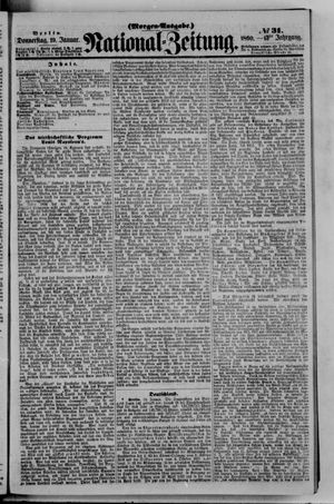 National-Zeitung vom 19.01.1860