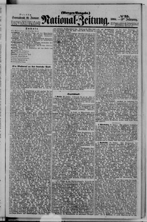 Nationalzeitung vom 21.01.1860