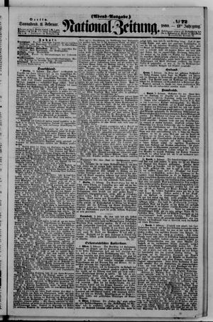Nationalzeitung vom 11.02.1860