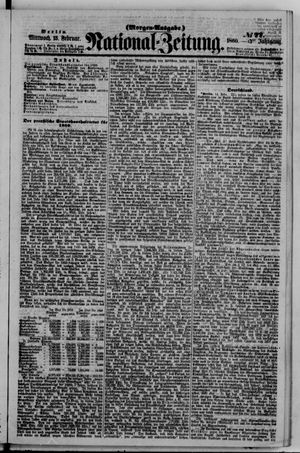 Nationalzeitung vom 15.02.1860