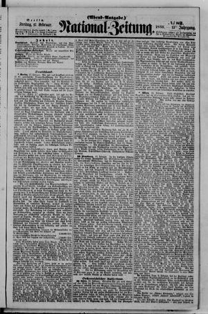 Nationalzeitung vom 17.02.1860