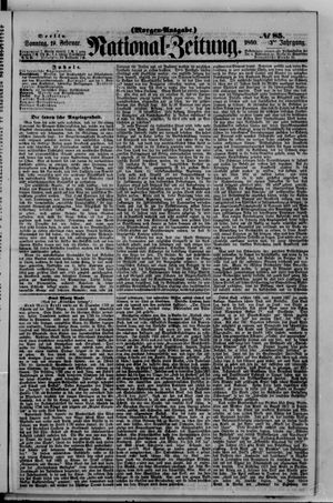 Nationalzeitung vom 19.02.1860