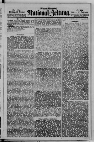 Nationalzeitung vom 21.02.1860