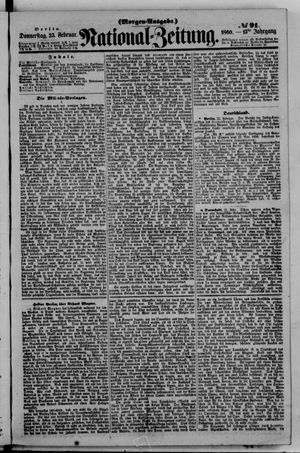 National-Zeitung vom 23.02.1860