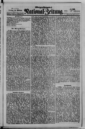Nationalzeitung vom 24.02.1860