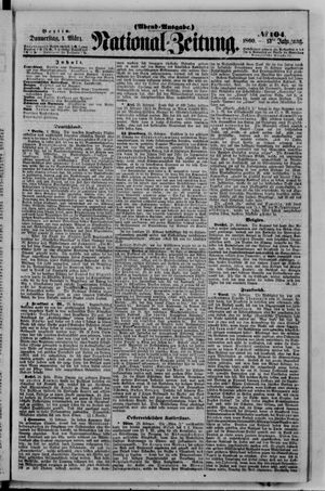 National-Zeitung vom 01.03.1860
