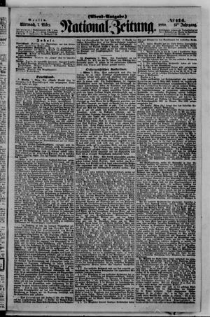 Nationalzeitung vom 07.03.1860