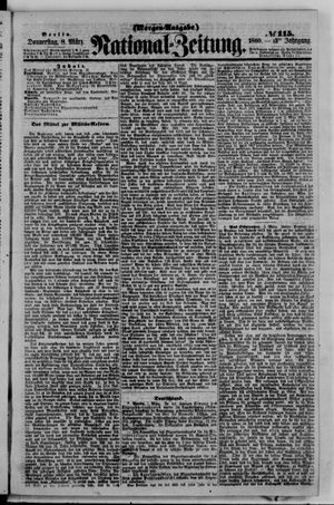 National-Zeitung vom 08.03.1860