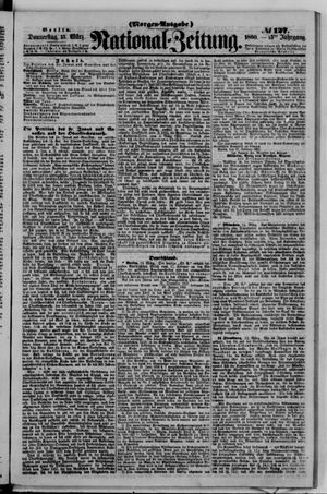 Nationalzeitung vom 15.03.1860