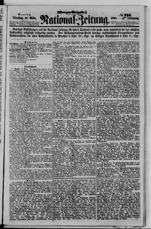 Nationalzeitung vom 20.03.1860