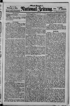 Nationalzeitung vom 21.03.1860