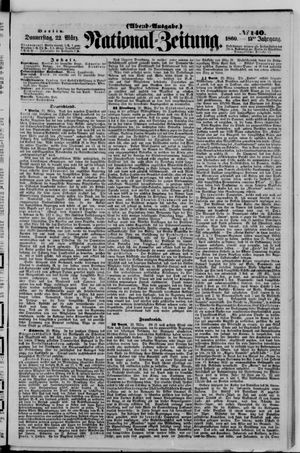 Nationalzeitung vom 22.03.1860