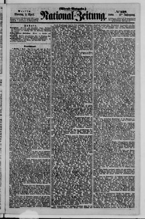 National-Zeitung vom 02.04.1860