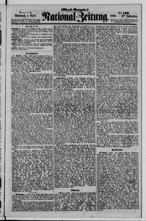 Nationalzeitung vom 04.04.1860