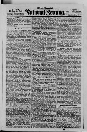 National-Zeitung vom 10.04.1860