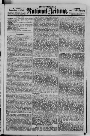 National-Zeitung vom 12.04.1860