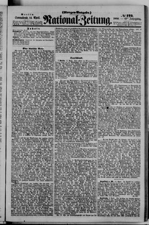 National-Zeitung vom 14.04.1860