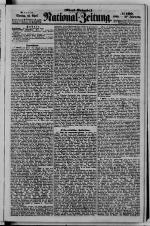 National-Zeitung vom 23.04.1860