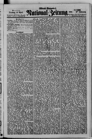 National-Zeitung vom 24.04.1860