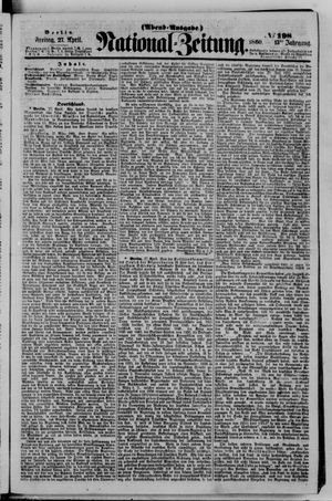 National-Zeitung vom 27.04.1860