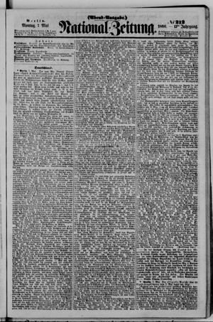 Nationalzeitung vom 07.05.1860