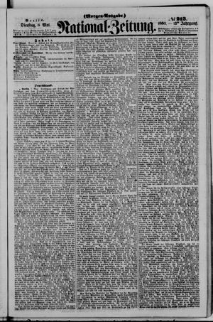 Nationalzeitung vom 08.05.1860