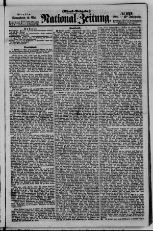 Nationalzeitung vom 12.05.1860