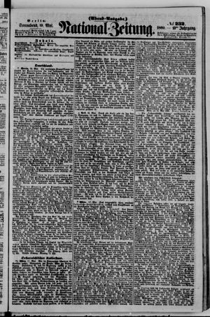 Nationalzeitung vom 19.05.1860
