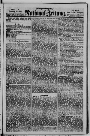 Nationalzeitung vom 27.05.1860