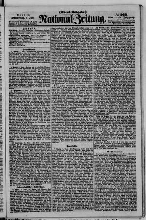 Nationalzeitung vom 07.06.1860