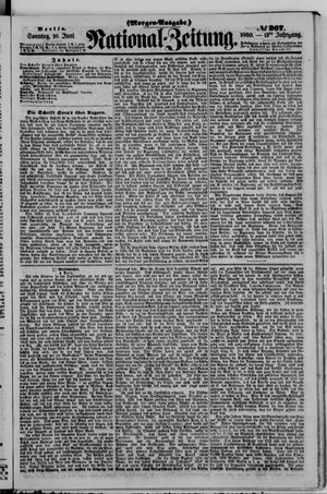 Nationalzeitung vom 10.06.1860