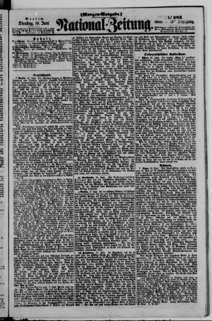 Nationalzeitung vom 19.06.1860