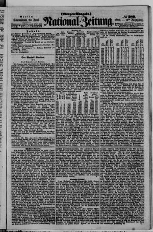 Nationalzeitung vom 23.06.1860