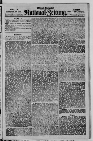 Nationalzeitung vom 23.06.1860