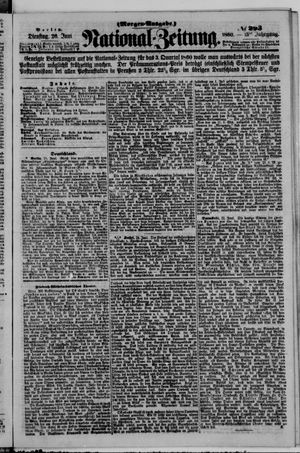 Nationalzeitung vom 26.06.1860