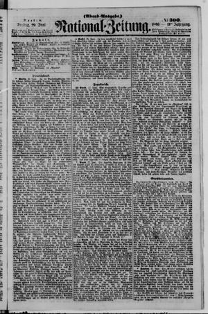 Nationalzeitung vom 29.06.1860