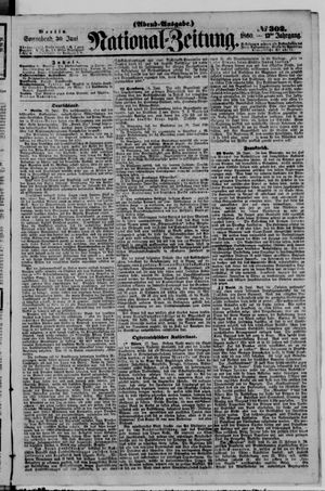 Nationalzeitung vom 30.06.1860