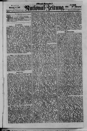 National-Zeitung vom 09.07.1860