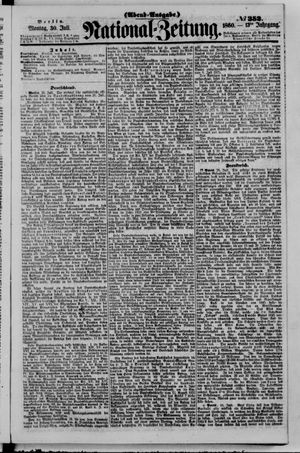 Nationalzeitung vom 30.07.1860