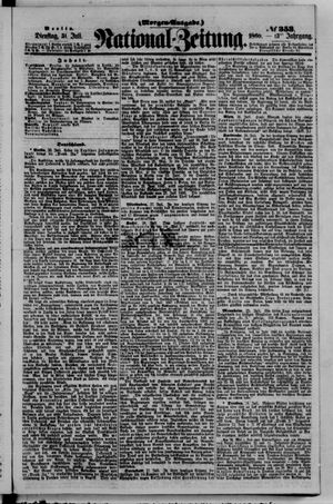 Nationalzeitung vom 31.07.1860