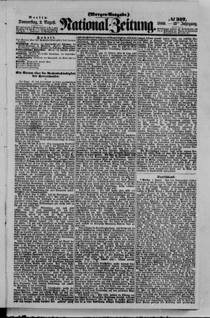National-Zeitung vom 02.08.1860
