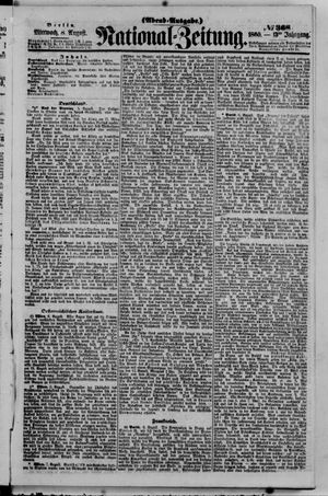 Nationalzeitung vom 08.08.1860