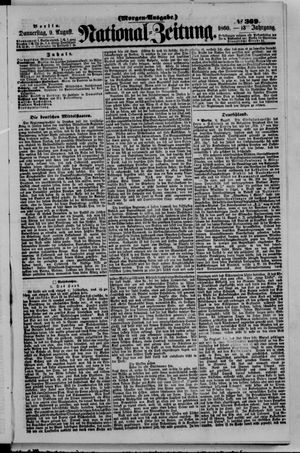 Nationalzeitung vom 09.08.1860