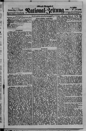 Nationalzeitung vom 09.08.1860