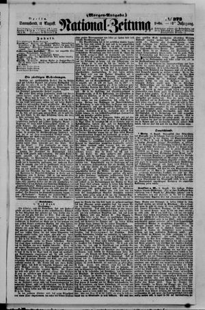 Nationalzeitung vom 11.08.1860