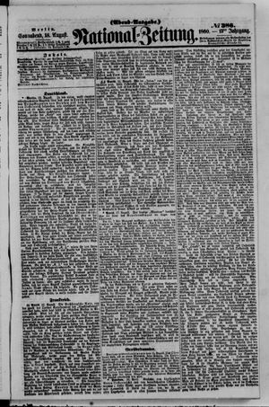 National-Zeitung vom 18.08.1860