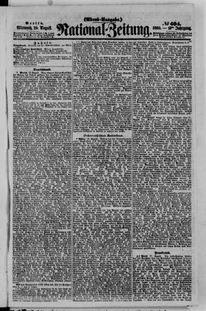 National-Zeitung vom 29.08.1860