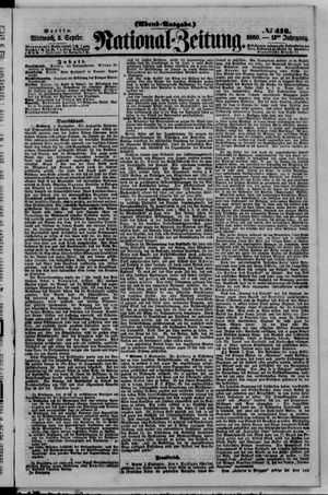 Nationalzeitung vom 05.09.1860