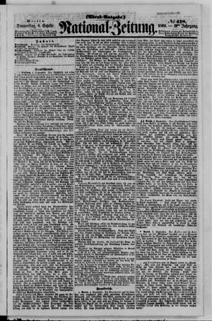 Nationalzeitung vom 06.09.1860